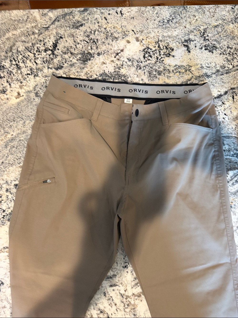 Orvis Men's Khaki Stretch Chinos - Light Tan
